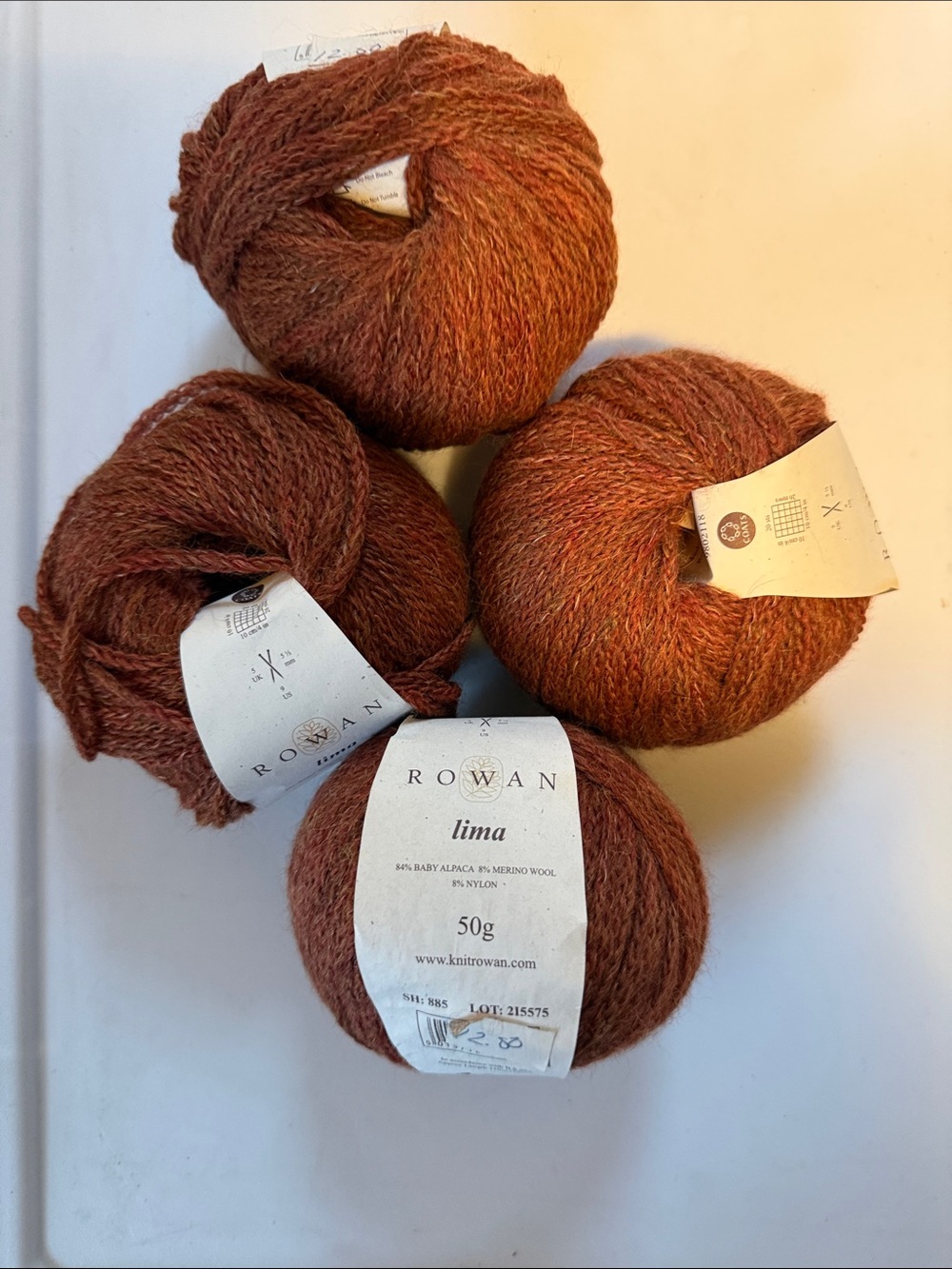 Rowan Lima Baby Alpaca Wool